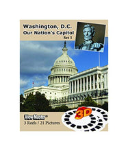 Load image into Gallery viewer, View-Master 3D 3-Reel Card Washington DC Set #1
