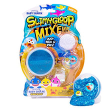 Load image into Gallery viewer, Baby Shark Slimygloop MixEMS by Horizon Group USA, Mix in Baby Shark &amp; Figurines to Make Your Own Gooey, Slimy, Stretchy, Putty, Slime, Blue

