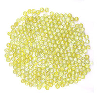 500 Yellow Textured Vase Filler Marbles - Bulk Marbles, About 6 Lbs. 5/8 inch Glass Marbles for Home Dcor, Marble Run Game, Toy Marbles for Kids, Slingshot Ammo, Fish Tank, Classic Childrens Game