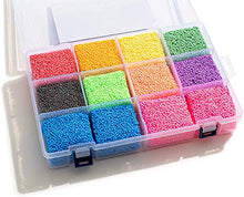 Load image into Gallery viewer, Special Supplies Fun Foam Modeling Foam Beads Play Kit, 12 Blocks Childrens Educational Clay for Arts Crafts Kindergarten, Preschool Kids Toys Develop Creativity, Motor Skills, Reusable Container
