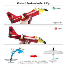 Load image into Gallery viewer, Airplane Toys for Kids 2 Pack Electric Auto Fly Model Plane Toys USB Rechargeable Hand Throw Foam Airplane Birthday Christmas New Year Gift for 3 4 5 6 7 8 9 10 Years Old Boys Girls Kids Party Favor
