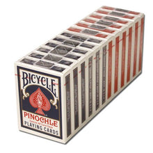 Load image into Gallery viewer, 12 Decks Bicycle Pinochle Cards (6 Red / 6 Blue)
