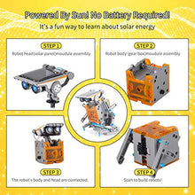 Load image into Gallery viewer, EJOYFL Solar Robot Kit 12-in-1 Science STEM Robot Kit Toys for Kids Educational DIY Robotics Kit Solar Powered

