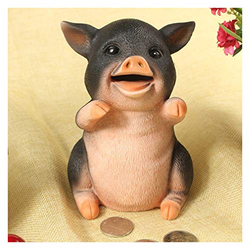 HUANSUN New Cute Pig Hucha Coin Coin Collection Box, Children's Birthday Gifts Home Decoration Accessories Piggy Bank Money Box,b
