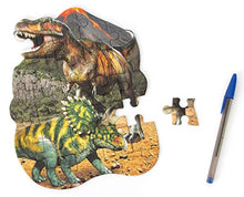 Load image into Gallery viewer, Playhouse Dinosaur World 24-Piece Die-Cut Shaped Mini Puzzle for Kids
