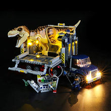Load image into Gallery viewer, BRIKSMAX Led Lighting Kit for T. rex Transport - Compatible with Lego 75933 Building Blocks Model- Not Include The Lego Set
