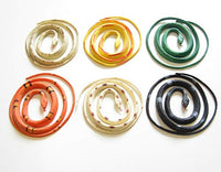 6 New RAIN Forest Coiled Rubber Snakes Toy Reptile Fake Jungle Snake 36