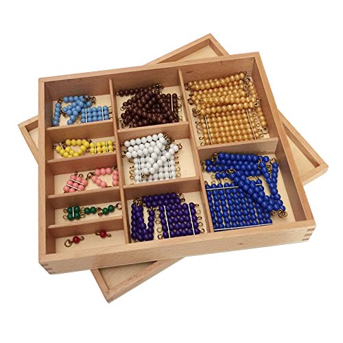 Elite Montessori Colored Bead Chains & Squares