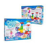 PlayBabyToys DIY Super Soft Clay Collection, Chef Deluxe Series - Ice Cream And Popsicle Party - Full Of Different Ice Cream Choices