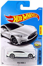Load image into Gallery viewer, Hot Wheels 2017 Factory Fresh Tesla Model S 175/365, White
