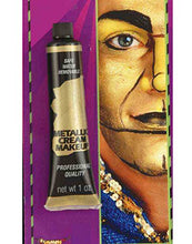 Load image into Gallery viewer, Forum Novelties Party Supplies Unisex-Adults Makeup-Tube-Gold Metallic, Gold, Standard, Multi
