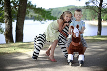 Load image into Gallery viewer, Smart Gear Pony Cycle Chocolate, Light Brown, or Brown Horse Riding Toy: 2 Sizes: World&#39;s First Simulated Riding Toy for Kids Age 4-9 Years Ponycycle Ride-on Medium
