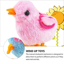 Load image into Gallery viewer, Amosfun 8pcs Adorable Wind Up Jumping Chicken Toys Decorative Cute Baby Chicks Easter Bonnet Decoration Easter Party Supplies for Kids Children (Random Color)
