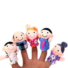 Load image into Gallery viewer, BETTERLINE 20-Piece Story Time Finger Puppets Set - Cloth Velvet Puppets - 14 Animals and 6 People Family Members
