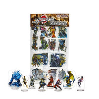 Arcknight Flat Plastic Miniatures: Legendary Games Sampler; 62 Unique Minis for DND 5e and Pathfinder; Affordable, Skinny Figurines for Dungeons and Dragons and Other Tabletop RPG Games