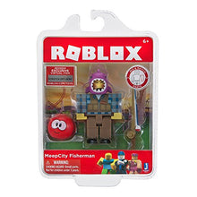 Load image into Gallery viewer, Roblox Action Collection   Meep City Fisherman Figure Pack [Includes Exclusive Virtual Item]
