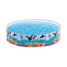 Load image into Gallery viewer, Intex 8ft X 18inch Snapset Pool for Kids with Whales &amp; Dolphins Design
