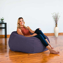 Load image into Gallery viewer, Jaxx Kiss  an Iconic Bean Bag Design - Premium Woven Chenille Cover, Plum
