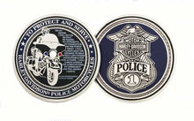Load image into Gallery viewer, Harley-Davidson Police To Protect And Serve Challenge Coin 1.75&#39;&#39; 8002916
