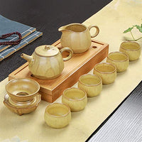 N/A N/A 10 Retro Teapot Set of Creative Business Gifts Soil Tao Gongfu Tea ( Color : Random Pot )