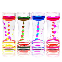Liquid Motion Bubbler for Sensory Play, Fidget Toy, Children Activity, Desk Top, Assorted Colors (3 Pack)