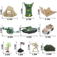 Load image into Gallery viewer, Nasidear 150 Piece Military Figures and Accessories - Toy Army Soldiers in 2 Colors, 14 Design Military Vehicle,War Soldiers Playset with 2 Flags and Battlefield Accessories
