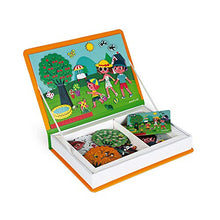Load image into Gallery viewer, Janod MagnetiBook 120 pc Magnetic 4 Seasons Scenery Game for Education and Creativity - Book Shaped Travel/Storage Case Included - S.T.E.M. Toy for Ages 3+
