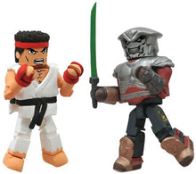 Load image into Gallery viewer, Diamond Select Toys Street Fighter X Tekken Minimates Series 2: Ryu vs Yoshimitsu, 2-Pack
