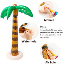 Load image into Gallery viewer, R HORSE 10 Pcs Inflatable Palm Tree Flamingo Banana Beach Ball Parrot Beach Pool Toys for Tropical Hawaiian Luau Party Summer Pool Beach Party Decorations
