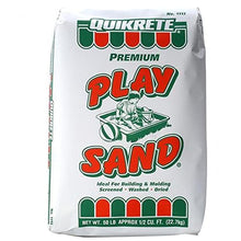 Load image into Gallery viewer, Quikrete Sandbox Play Sand  Outdoor Kids Filtered Playsand for Sand Box  Screened, Washed and Dried Tan Color - 50 Pounds
