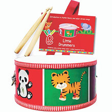 Load image into Gallery viewer, Toddler Drum with Strap _ Kids Marching Drum _ Child Wooden Snare Drum _ Musical Toy for Children 3 yrs + Color-Coded drumbook
