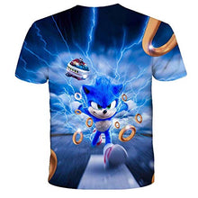 Load image into Gallery viewer, Boys Cartoon Sonic Clothes Girls 3D Funny T-Shirts Costume Children Spring Clothing Kids Tees Top Baby T Shirts (7T)
