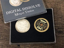 Load image into Gallery viewer, SUMAG Digital Dissolve (Morgan Version) Magic Tricks Coin Visually Change Magic
