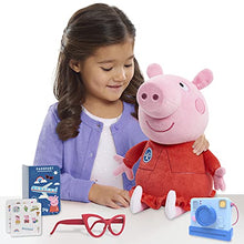 Load image into Gallery viewer, Peppa Pig 13.5-Inch Tourist Peppa Pig Plush, Super Soft &amp; Cuddly Stuffed Animal, Amazon Exclusive, by Just Play
