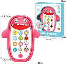 Load image into Gallery viewer, Baby Toys,Baby Phone Toys with Lights&amp;Music,Early Learning Educational Smartphone Toy for Toddlers,Role Play Fun Toys for 1 Years Old Gifts
