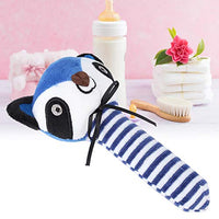 Animal Handbell, Safe to Play Baby Rattle Stick Toy, Comfortable Premium Material for Kid Baby(Blue Little Raccoon Hand Crank)