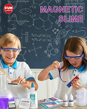 Load image into Gallery viewer, Science Kits for Kids Age 8-12, FunKidz Slime Maker Kit for Girls Boys Age 6-8 Putty Slime Lab Includes DIY Magnetic Slime STEM Toys
