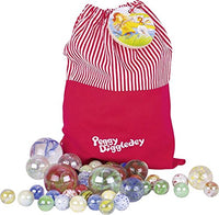 Goki 63924 Bag with 50 Marbles