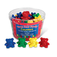 Load image into Gallery viewer, Learning Resources Bear Counters Set, Counting, Color &amp; Sorting Toy, Set of 80, Ages 3+
