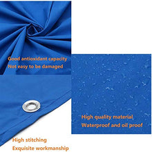 Load image into Gallery viewer, SEREBII Playground Replacement Canopy,52&quot; x 90&quot; Outdoor Swingset Shade Kids Playground Roof Canopy Waterproof Cover Replacement Tarp Sunshade UV Protection,Kids Playground Roof Canopy (Blue)
