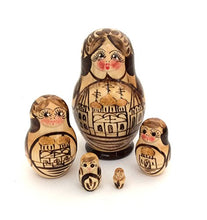 Load image into Gallery viewer, BuyRussianGifts Russian Church Nesting Dolls Wood Hand Carved Hand Painted Russian Doll
