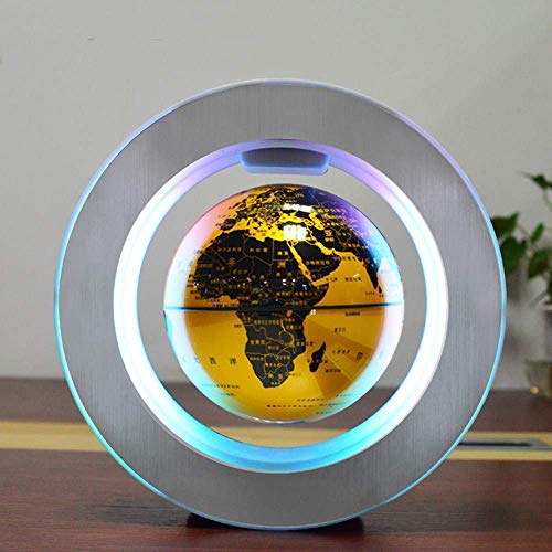 School Globes Levitation Globe 6 Inch LED Light Children Education Gift Tools Home Office Desktop Decoration