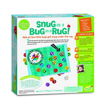 Load image into Gallery viewer, Peaceable Kingdom Snug as a Bug in a Rug Award Winning Preschool Skills Builder Game for Kids
