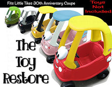 Load image into Gallery viewer, The Toy Restore Replacement Stickers Spare Decals Kits Fits Little Tikes 30th Anniversary Custom Cozy Coupe Car Toy Yellow
