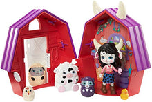 Load image into Gallery viewer, Enchantimals Secret Besties Cambrie Cow Farmhouse 5.8-in with 1 Doll (3.5-in), 5 Animal Figures, and 1 Accessory, Harvest Hills Collection, Great Gift for Kids Ages 3 and Up
