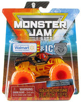 Monster Jam 2020 Fire & Ice Exclusive Soldier Fortune Black Ops 1:64 Scale Diecast by Spin Master