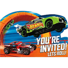 Load image into Gallery viewer, Hot Wheels Wild Racer Postcard Invitations, Party Favor
