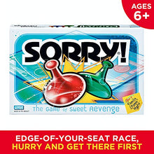 Load image into Gallery viewer, Sorry Board Game, Game Night, Ages 6 and up (Amazon Exclusive)
