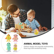 Load image into Gallery viewer, Toyvian 4pcs Wind Up Animal Toys Cute Chicks Duck Bees Dinosau Clockwork Plaything Running Jumping Shaking Toy for Kids Toddler Birthday Party Gift Random Color
