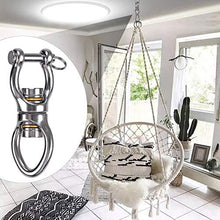 Load image into Gallery viewer, Dolibest SUS304 Silent Bearing Swing Swivel, Tire Swing Swivel Safest Rotational Device Hanging Accessory for Aerial Dance, Children&#39;s Swing, Yoga Swing Sets, 1200LB 360 Rotation
